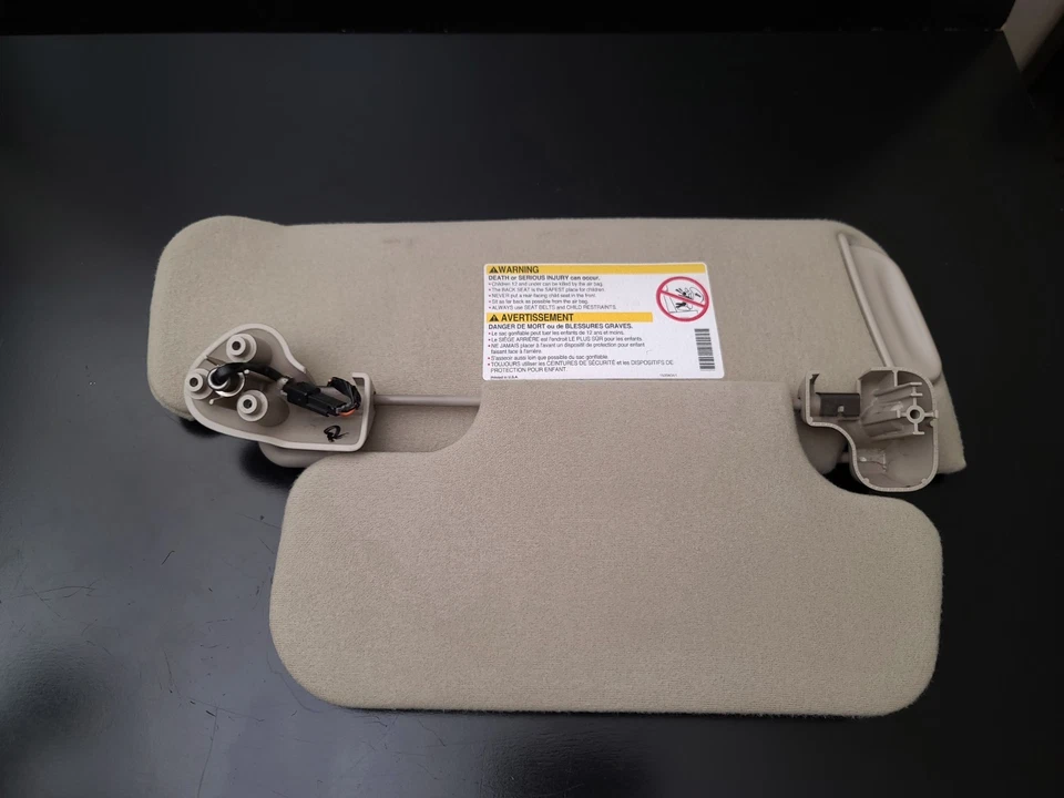 2000-06 TAHOE ЛАВИНА ЮКОН ЭСКАЛАДА ПРИГОРОДНЫЙ СОЛНЦЕЗАЩИТНЫЙ КОЗЫРЕК КОМПЛЕКТ ВОДИТЕЛЬ ПАССАЖИРСКИЙ - Изображение 3 из 4