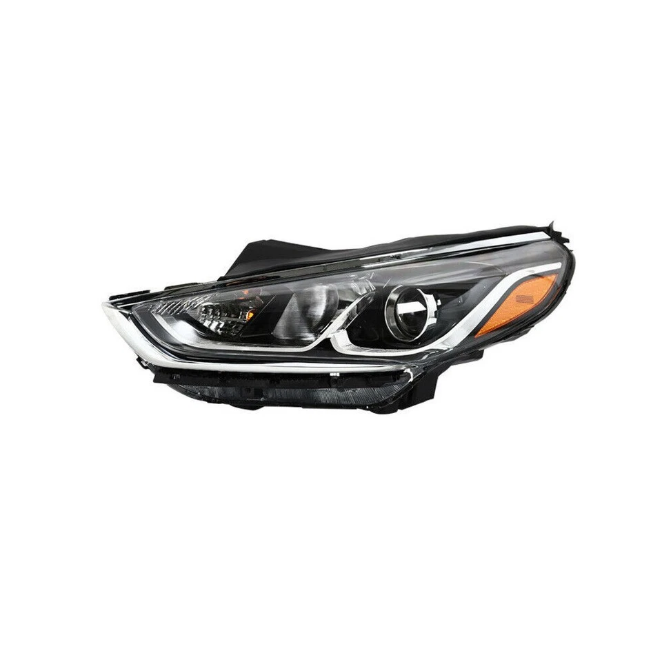 For 2018 2019 Hyundai Sonata Halogen Headlight Assembly w Bulb Driver Left Side - Image 3 of 4