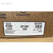 Diet Cola Beverage Soda Syrup 2.5 Gallon Bag in Box Fountain Drink 511941