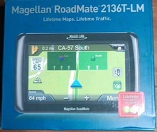 Magellan RoadMate 2136T-LM Automotive GPS Receiver New Sealed