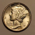 #2 Nicer Low Mintage 1944 P Mercury Dime