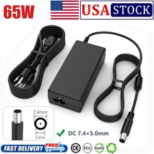 For HP EliteDesk Laptop 705 800 G2 G3 G4 G8 Power Supply 7.4mm 65W AC Adapter US