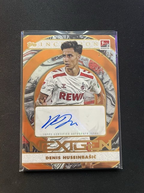 Topps 2024-25 Bundesliga Inception Denis Huseinbasic Auto /25 Nextgen Köln