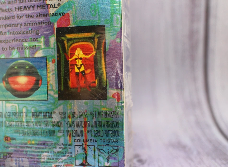 RARE Heavy Metal VHS Tape NEW SEALED 1996 THX Hype Sticker Cartoon Adult Fantasy - Image 4 of 4