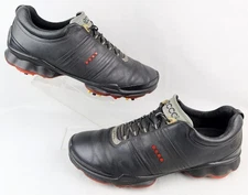 ECCO Biom HydroMax Spiked Golf Shoes EU 43 US 9-9.5 Black