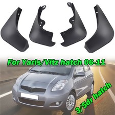 4x Mud Flaps Splash Guards For Toyota Yaris Hatchback Hatch 35door Xp90 05-11