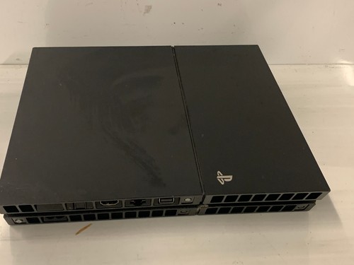 Sony PlayStation 4 PS4 Black Console CUH-1001A AS-IS Powers On No Video For Part