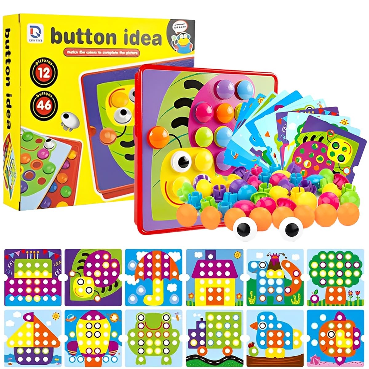 Jeu Mosaïque Enfant Montessori pour canaliser l'énergie et stimuler la concentration
