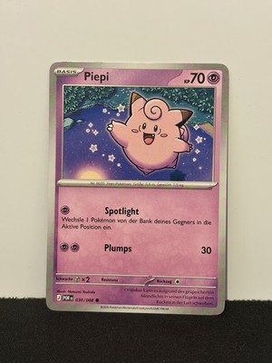 Pokémon Piepi 030/088 Deutsch NM