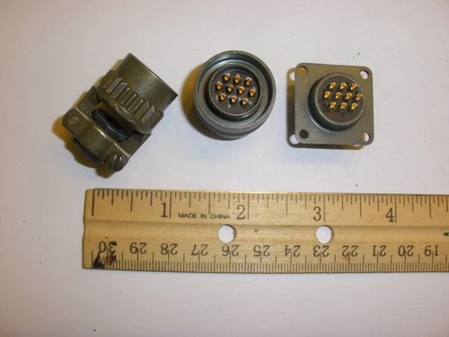 NEW - PT06A 12-10S (SR) and PT02A 12-10P - 10 Pin Mating Pair