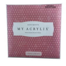 My Acrylix Close To My Heart PAIR-A-PHRASE CC1014 Acrylic Stamps