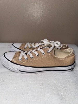 Converse Chuck Taylor All Star Sneakers Unisex 6 Brown White Low Top Lace Up