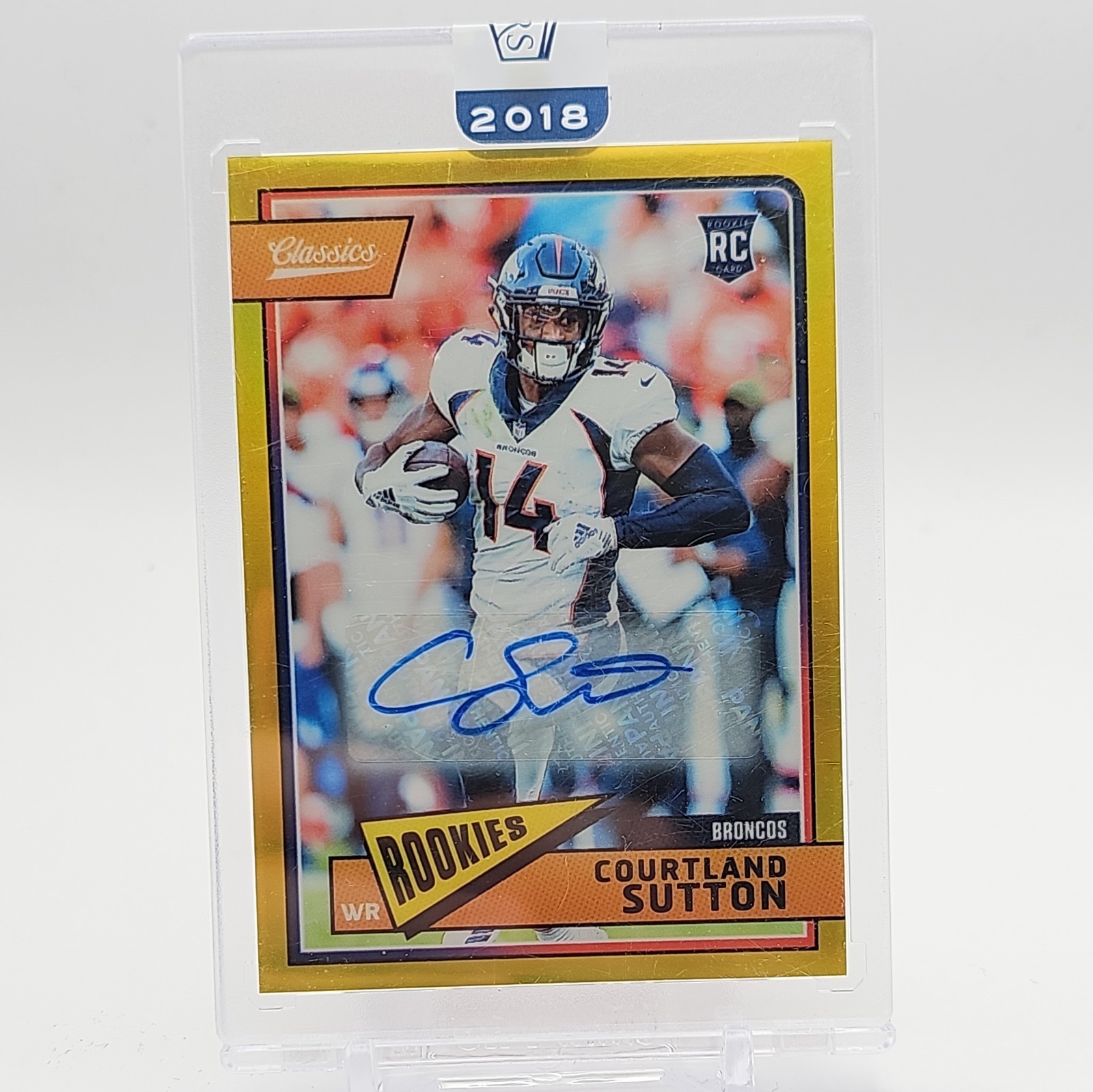 Courtland Sutton Panini Honors Classics Update Rookies #315 Gold