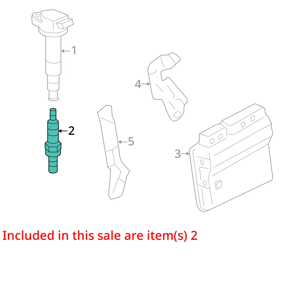 SE ADAPTA A BUJÍA DE IRIDIO PONTIAC VIBE 2003-2010 19185432 - NUEVO OEM 19185432 Foto 3 de 4
