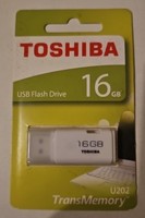 16GB Toshiba USB 2.0 flash drive Memory stick pendrive U202 White, LED, NEW - UK