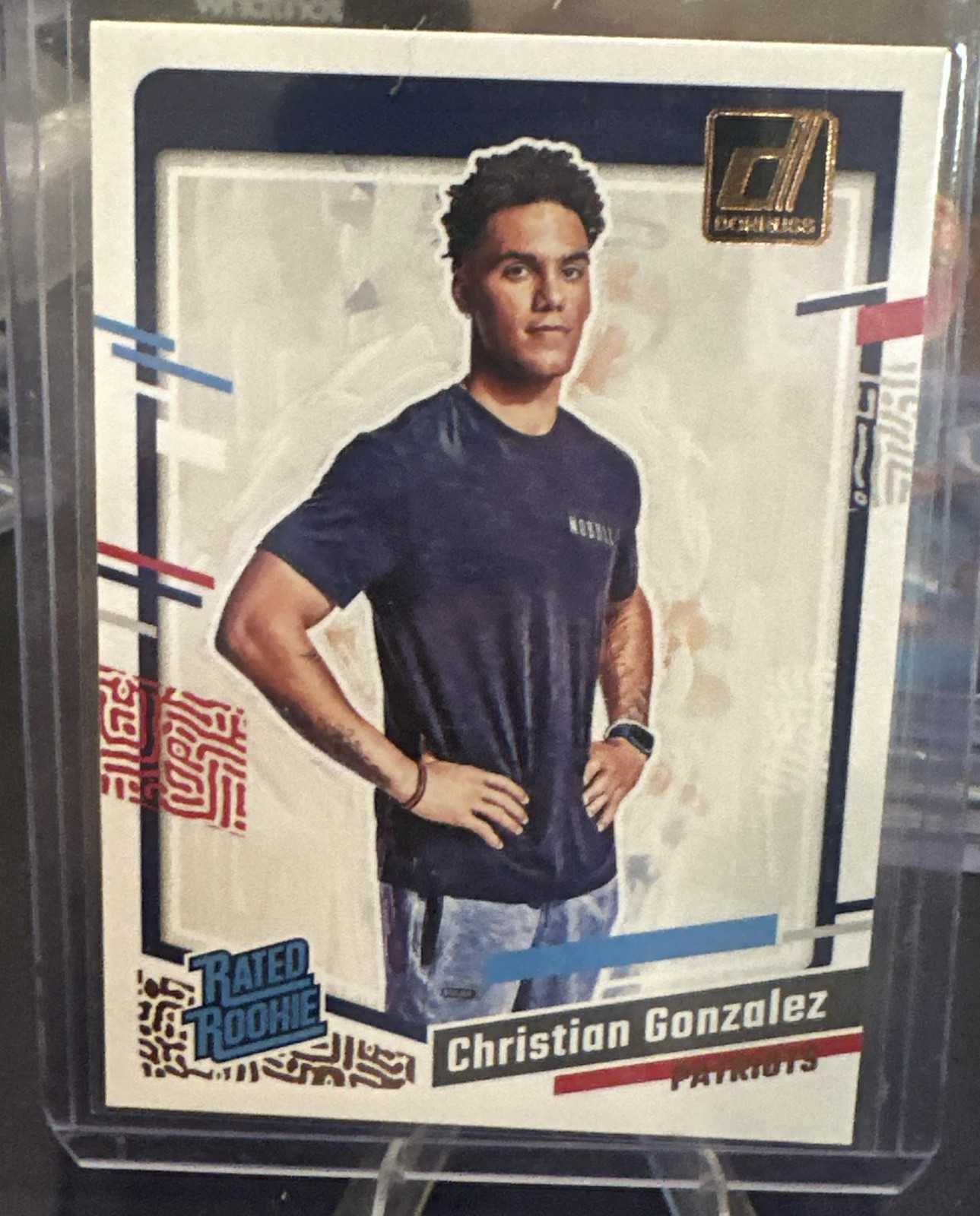 Christian Gonzalez Panini Donruss Rated Rookies Portrait #46 Base