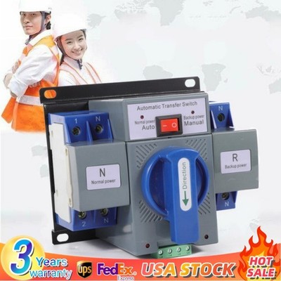 110V Double Power Automatic Change-over Switch Transfer Switch Changeover Switch