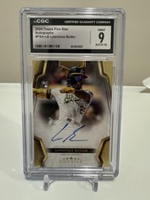2024 Topps Five Star - Autographs Lawrence Butler Rookie CGC 9 Auto 10