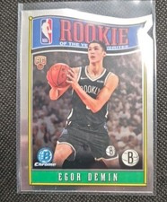 2025-26 Bowman Chrome - Egor Demin (RC) - ROTY Favorites - #RY-8 - Brooklyn Nets