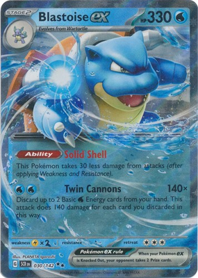 #ad UR 01 Holo Blastoise ex 030 142 Double Rare SV07: Stellar Crown $3.99
