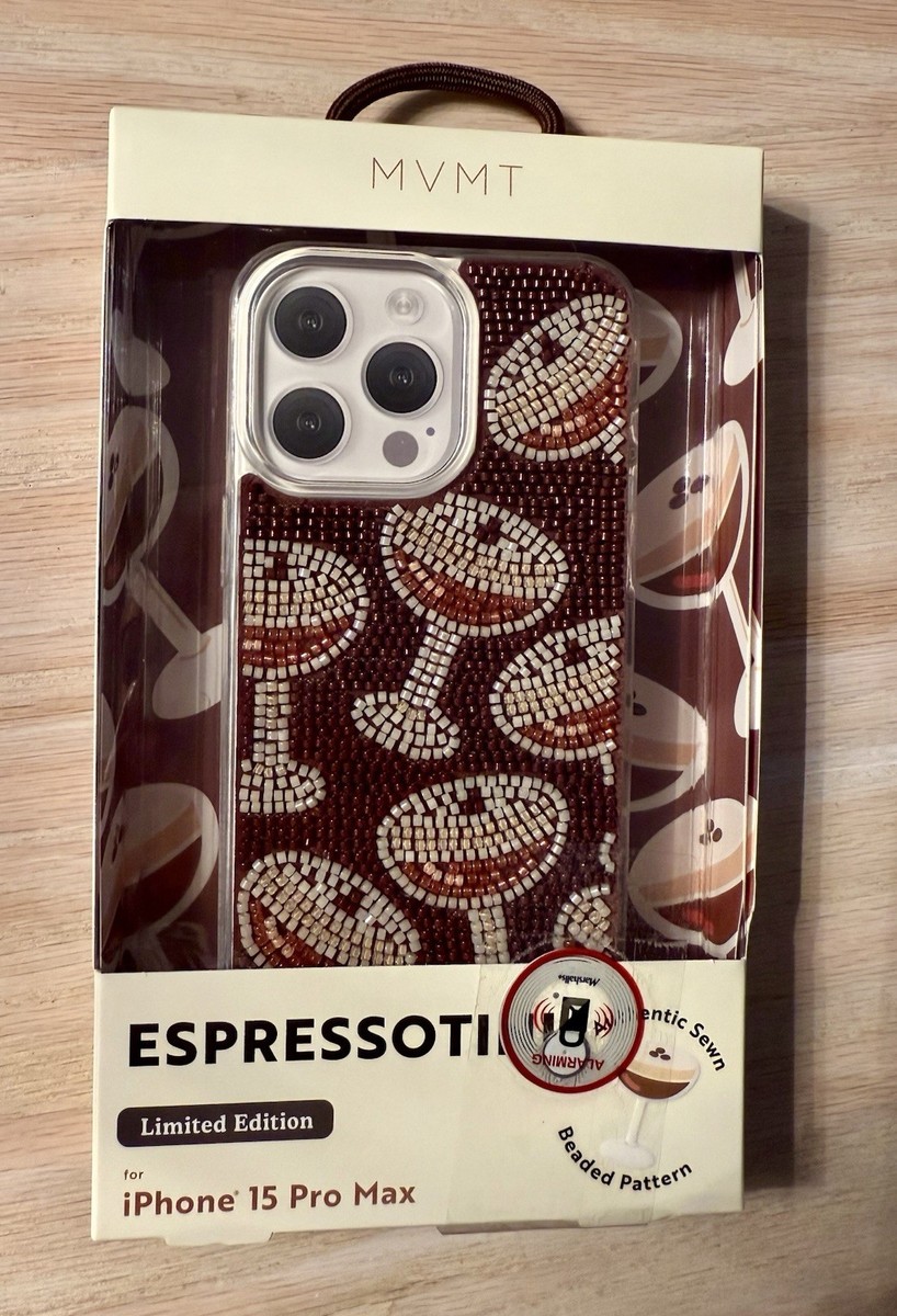 🍸VIRAL Espresso Martini Beaded Phone Case Apple iPhone 15 Pro Max  Espressotini