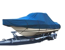 Angler 220WA 22' Walk Around Cuddy Cabin T-Top Hard-Top Boat Cover Blue