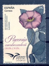 2025 HISZPANIA Euromed 2025 : Paeonia cambessedesii MNH