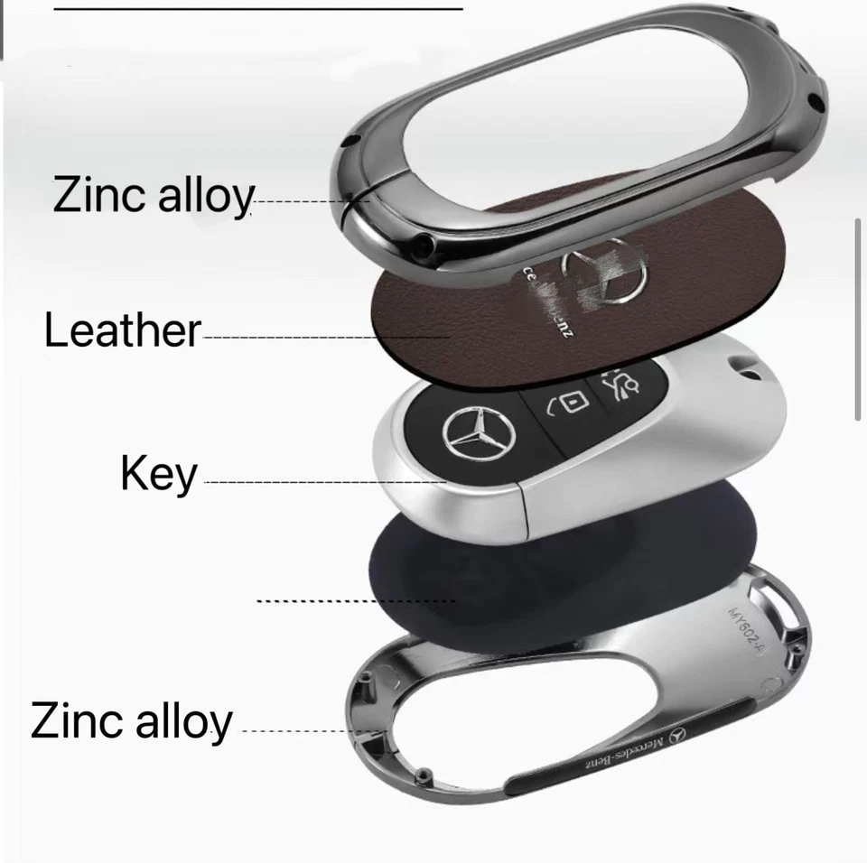 Funda de CUERO con llave inteligente remota para Mercedes-Benz Maybach S480 S680 GLS S400 Foto 3 de 4