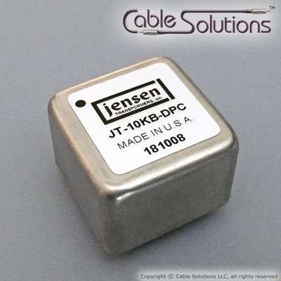 4:1 Step-down Line Audio Input Ultra Performance Jensen Transformers JT-10KB-DPC