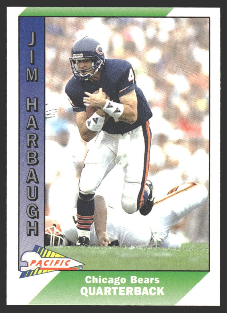 Jim Harbaugh #49 1991 Pacific Chicago Bears