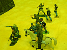 16 Painted Civil War Union 1/32nd Feb.Listing