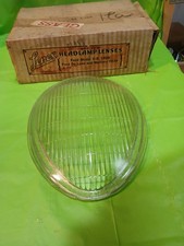 1939 Ford Mercury N.o.s. Lenex H-112 Glass Headlamp Lens In Original Box 1939 Ford Mercury N.o.s. Lenex H-112 Glass Headlamp Lens In Original Box