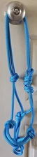 Handcrafted Foal Rope Halter BLUE - Horse Riding Headstall Equine