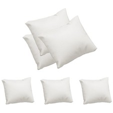 6pcs Leather Watch Pillows, Jewelry Display Pillow for Bracelet White