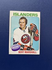 1975/76 OPC Hockey Bert Marshall Card # 72 In VG/EX Condition