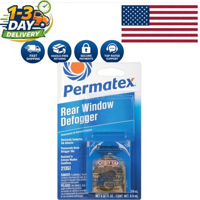 Quick-Drying Conductive Adhesive for Rear Window Defogger Tabs - 13.61G Kit