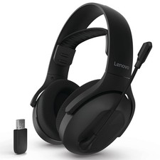 Lenovo Legion H410 Wireless Gaming Headset, Bluetooth or 2.4 GHz USB-A