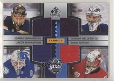 2020-21 SP Game Used Jordan Binnington Connor Hellebuyck Jacob Markstrom 0gn4
