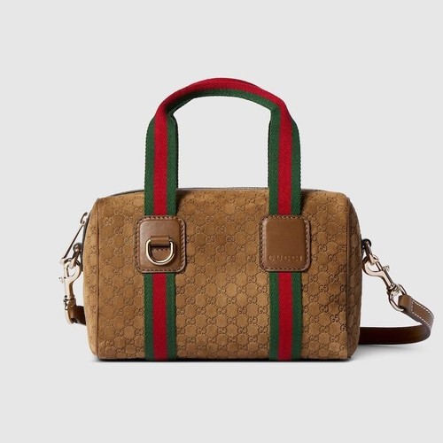 Gucci Mini GG handbag bag brown suede  - BNWT 859975CAABZ