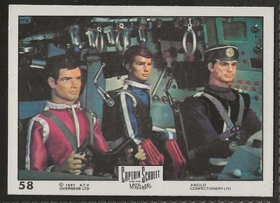 ANGLO-CAPTAIN SCARLET AND THE MYSTERONS 1968-#58- QUALITY CARD!!