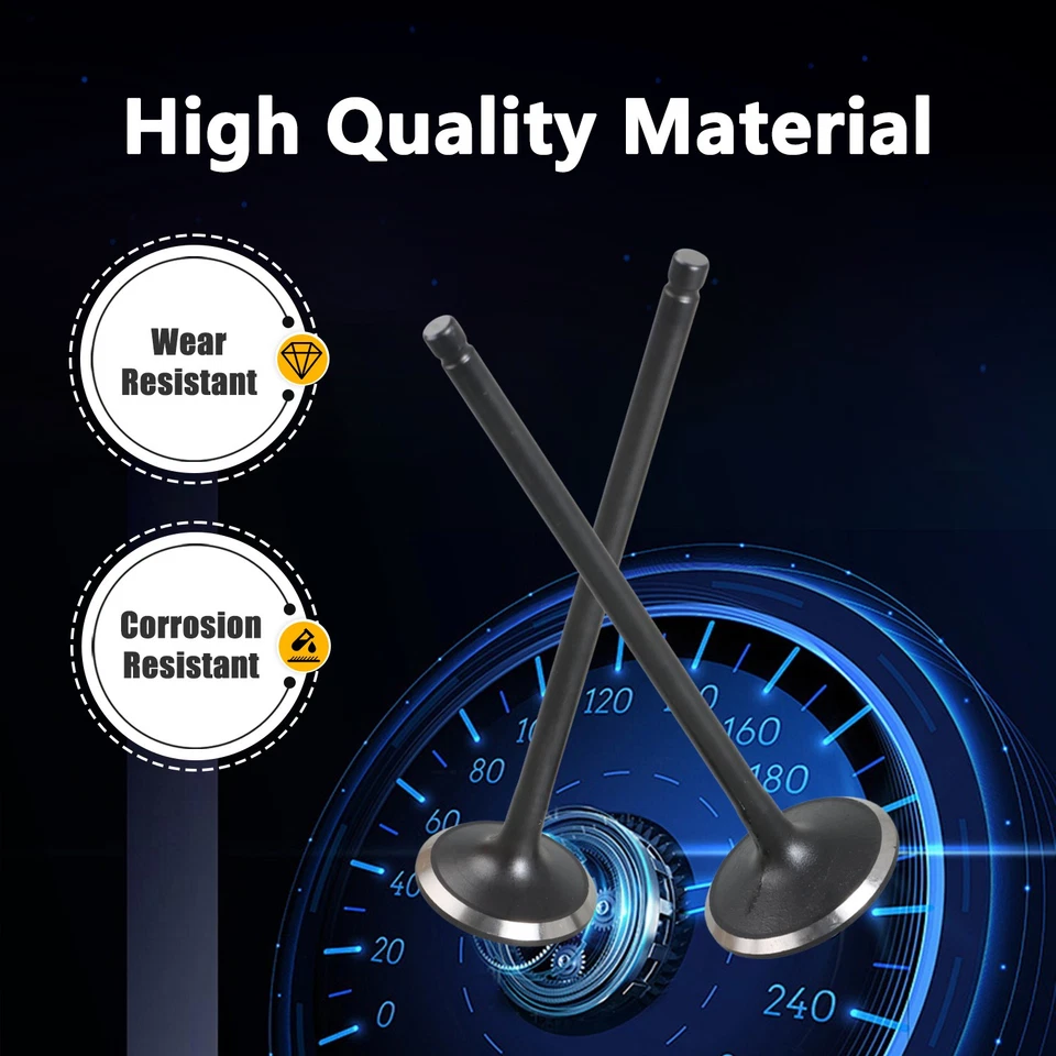 Intake Exhaust Valves for 1998 Honda Odyssey 2.3L F23A5 F23A7 F23A1 F23A4 - Image 2 of 4