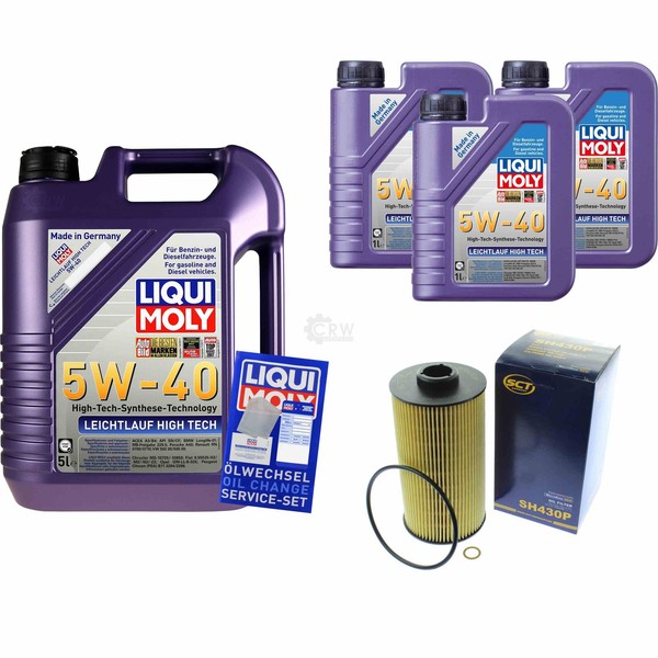 Inspektionskit Filter Liqui Moly ÖL 8L 5W-40 FüR BMW 7Er E38 740I Il 750I-image
