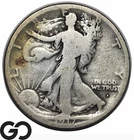 1917-S Walking Liberty Half Dollar, Obverse MM, Tougher Date