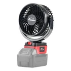 5'' Portable Cordless Jobsite Fan For Milwaukee 18V Battery,For Camping Workshop