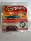 Vintage Hot Wheels Redline Pink/Rose Beatnik Bandit MOC w/Button