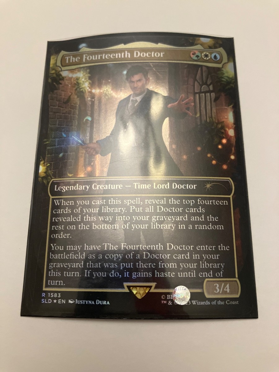 The Fourteenth Doctor Secret Lair Drop Foil Magic the gathering