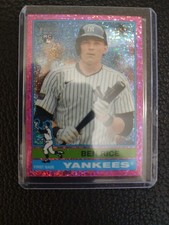 2025 Topps Heritage - High Number SP Ben Rice #406 Chrome Pink Sparkle