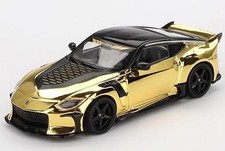 1/64 MINI-GT Nissan Z eilSide FFZ400 (Fairlady Z RZ34) Gold Chrome (Right-hand