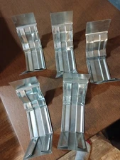 STEAL!!   Lot of 5 Amerimax 5 In. Galvanized Slip-Joint Gutter Connector # 29209