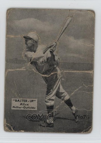Ethan Allen #76 1934 Batter Up card